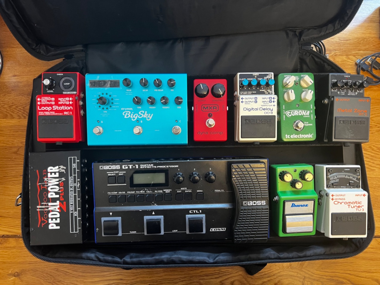 Guitar multi pedal board 