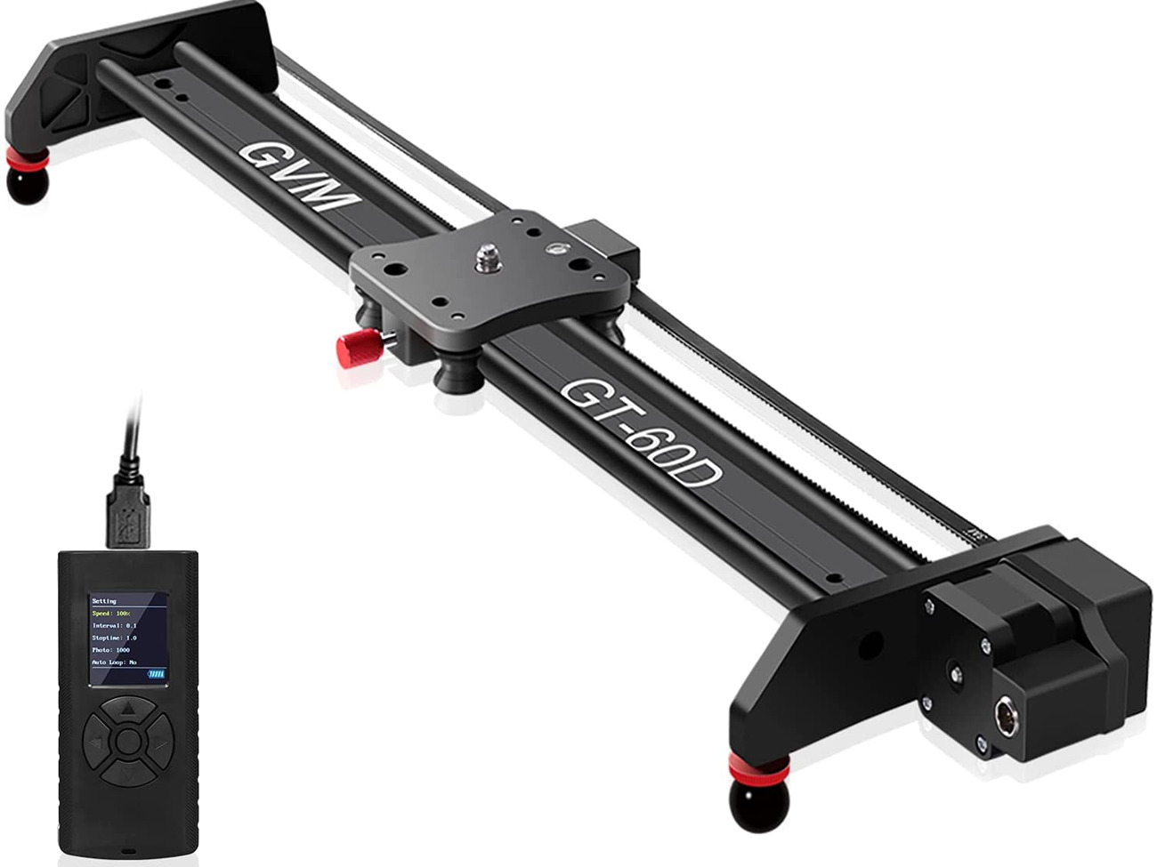 Gvm camera slider motorized gt60 