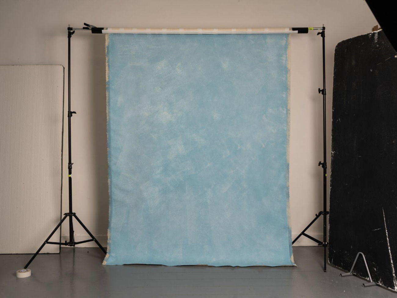 Hand painted fabric backdrop canvas