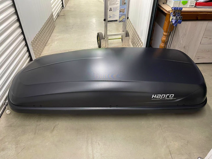 Hapro traxer 440l- roof box in black matt