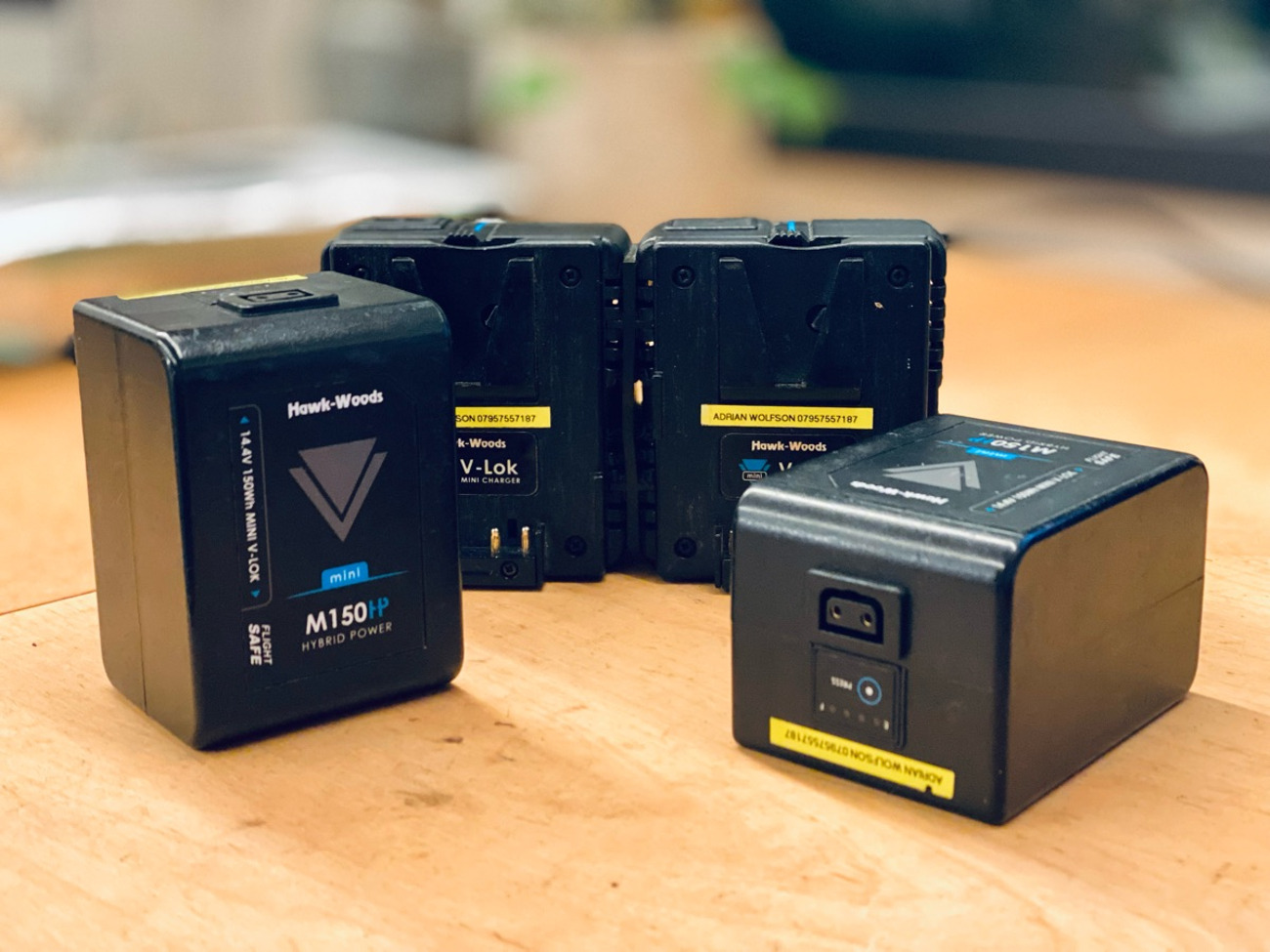 Hawkwoods m150 mini vlock batteries