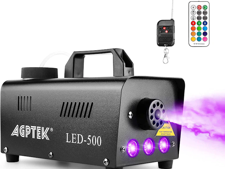 Haze / smoke machine (agptek) with colorful led