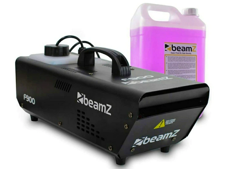 Haze machine - 900 w beamz & high density fluid hazer smoke