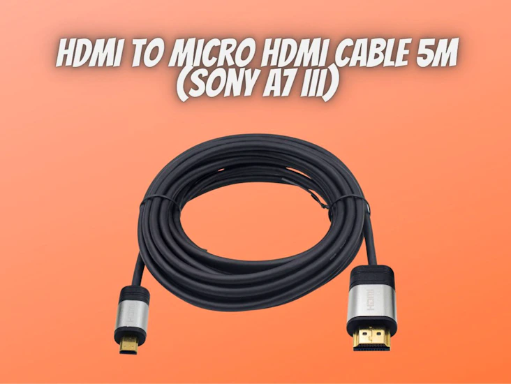 Hdmi to micro hdmi cable 5m for sony a7iii
