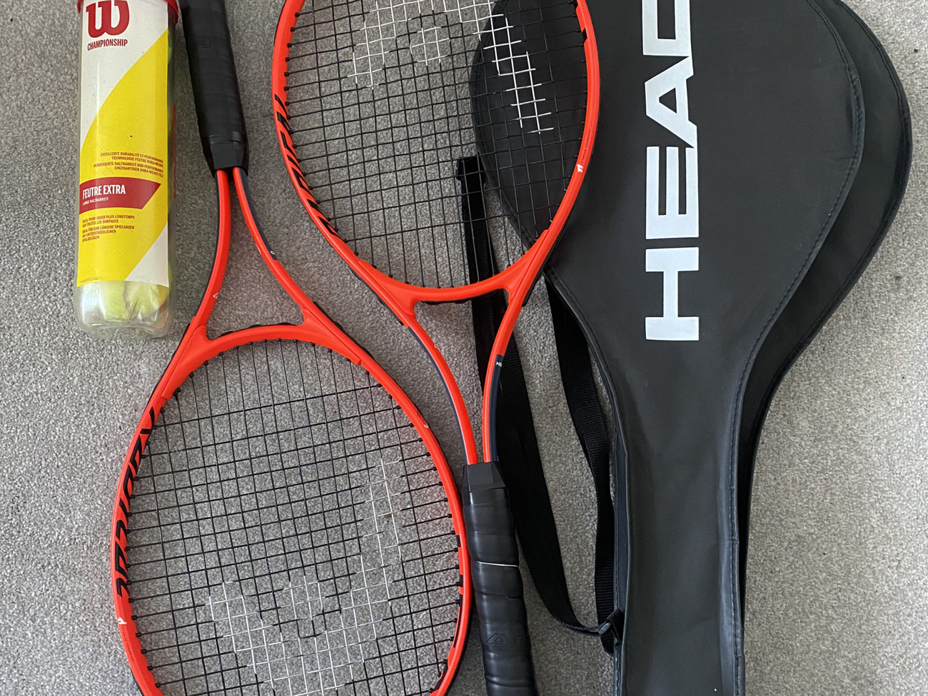 Head radical 27 tennis rackets