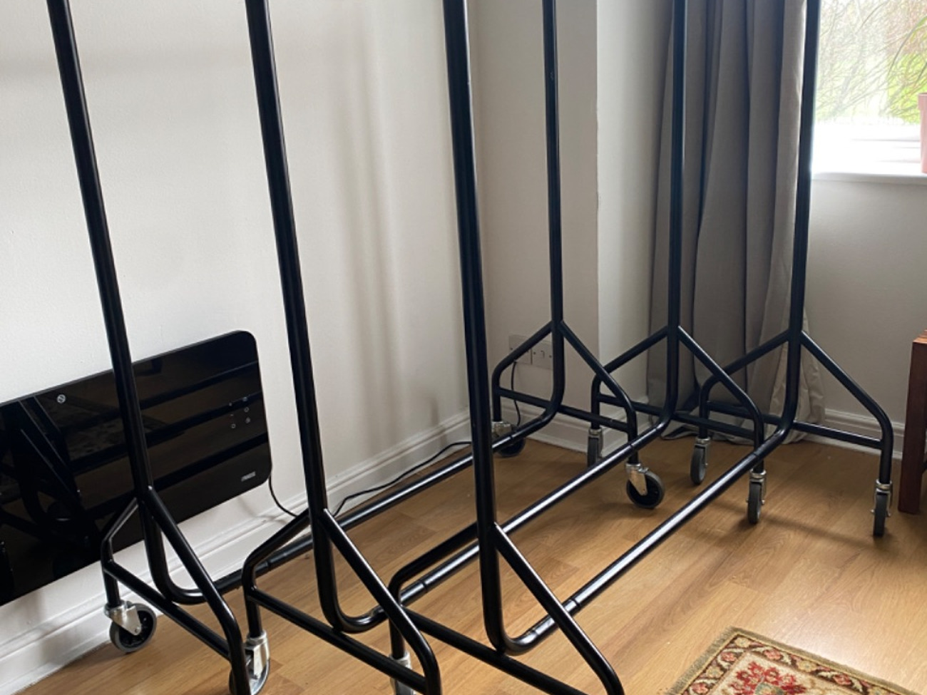 Clothing rail x3 - 4ft heavy duty