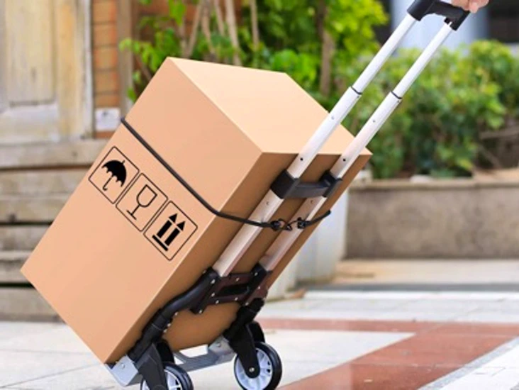 Heavy duty foldable hand trolley