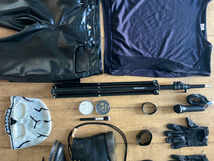 Heavy metal rock band attire / fancy dress 80’s