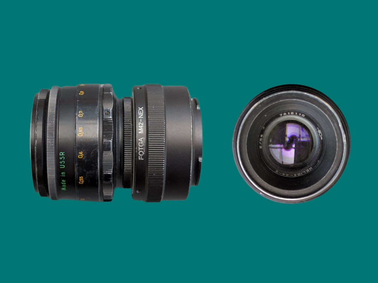 Helios 44-2 lens e mount sony adapter