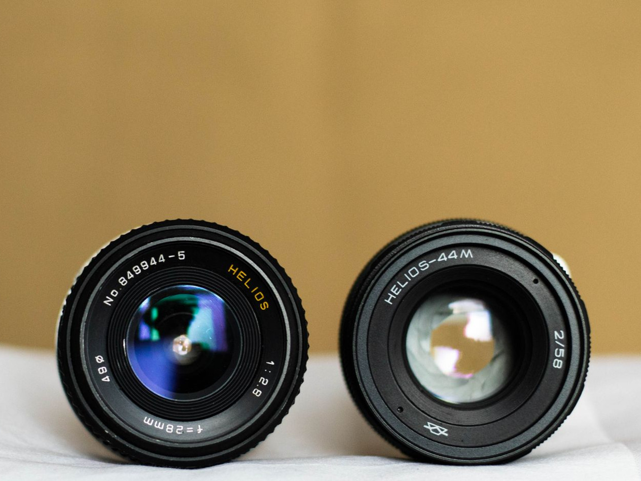 Helios 44m 58mm f/2 duo with helios 28mm f/2.8