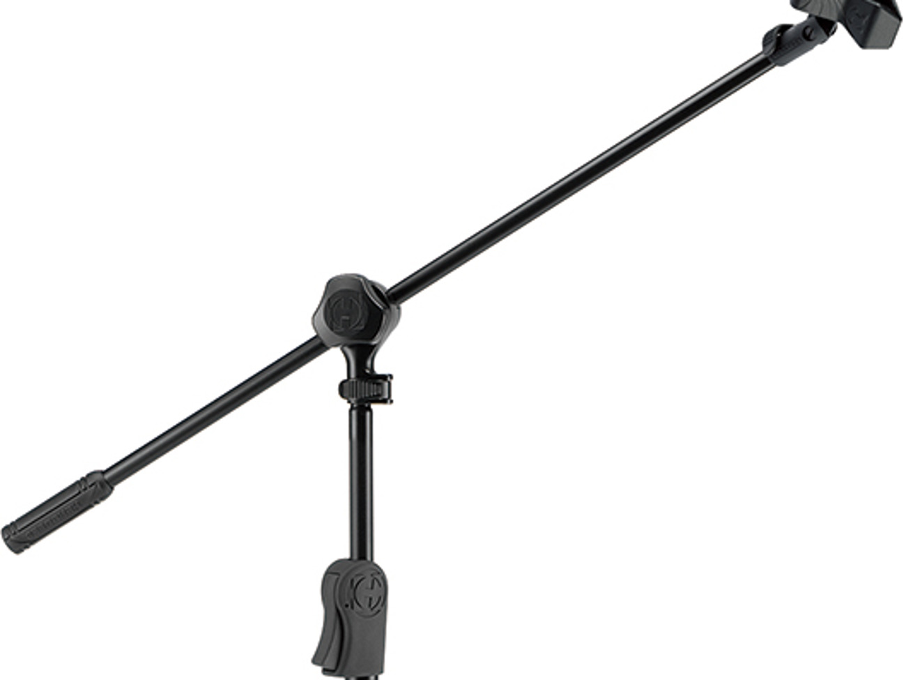 Hercules boom mic stand- ez mic clip, 2-in-1 clamp