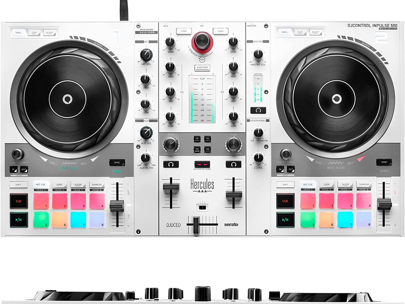 Hercules djcontrol inpulse 500 white edition 