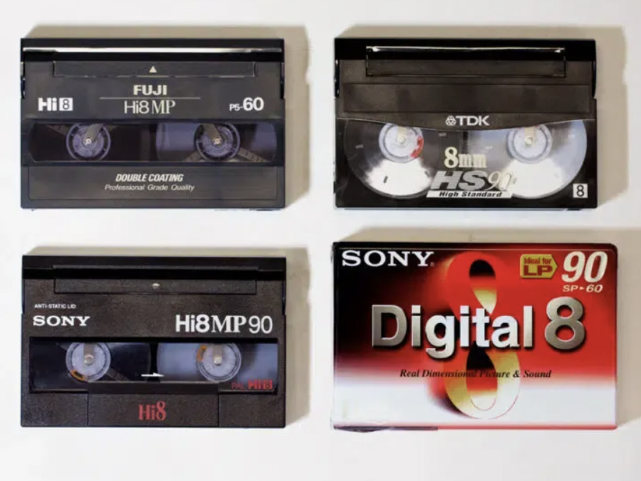 Hi-8 tape processing digitisation and conversion