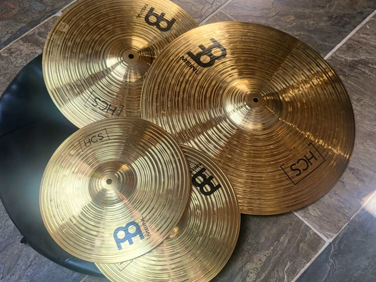 Hihat, ride and crash cymbal
