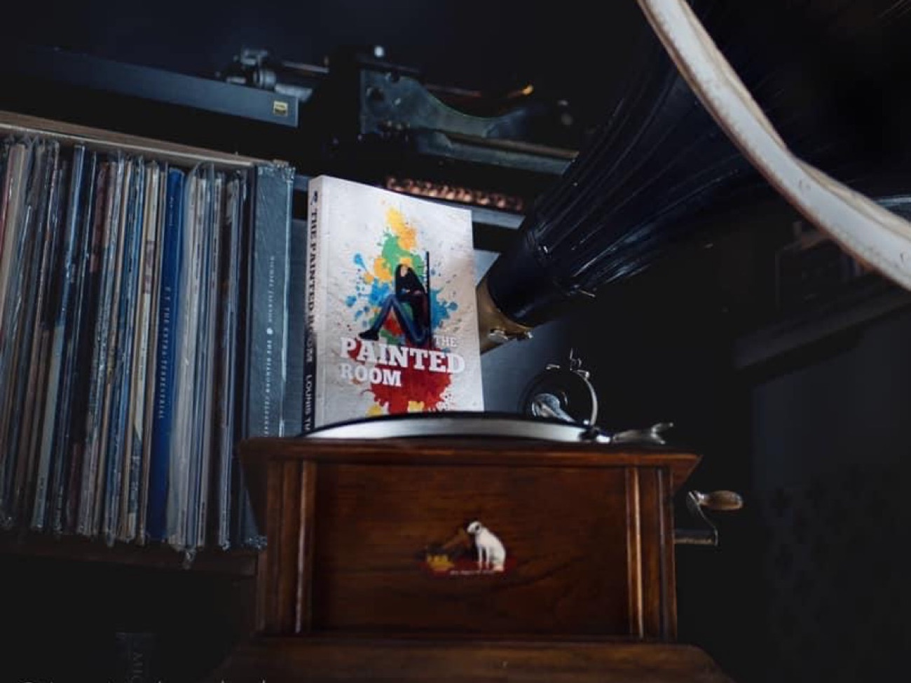 Hmv antique real gramophone 