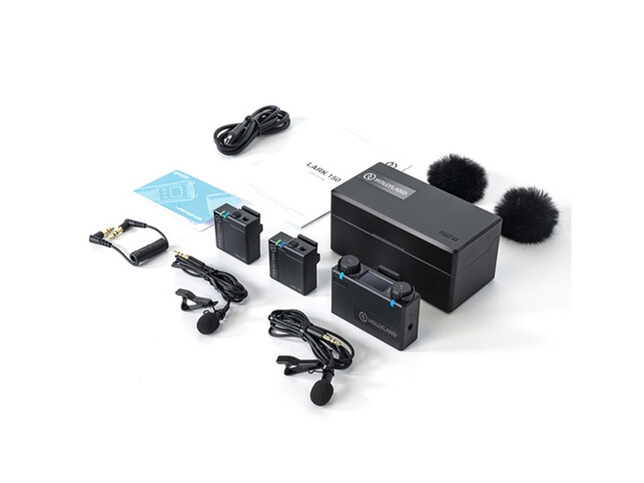 Hollyland lark 150 dual channel wireless microphone
