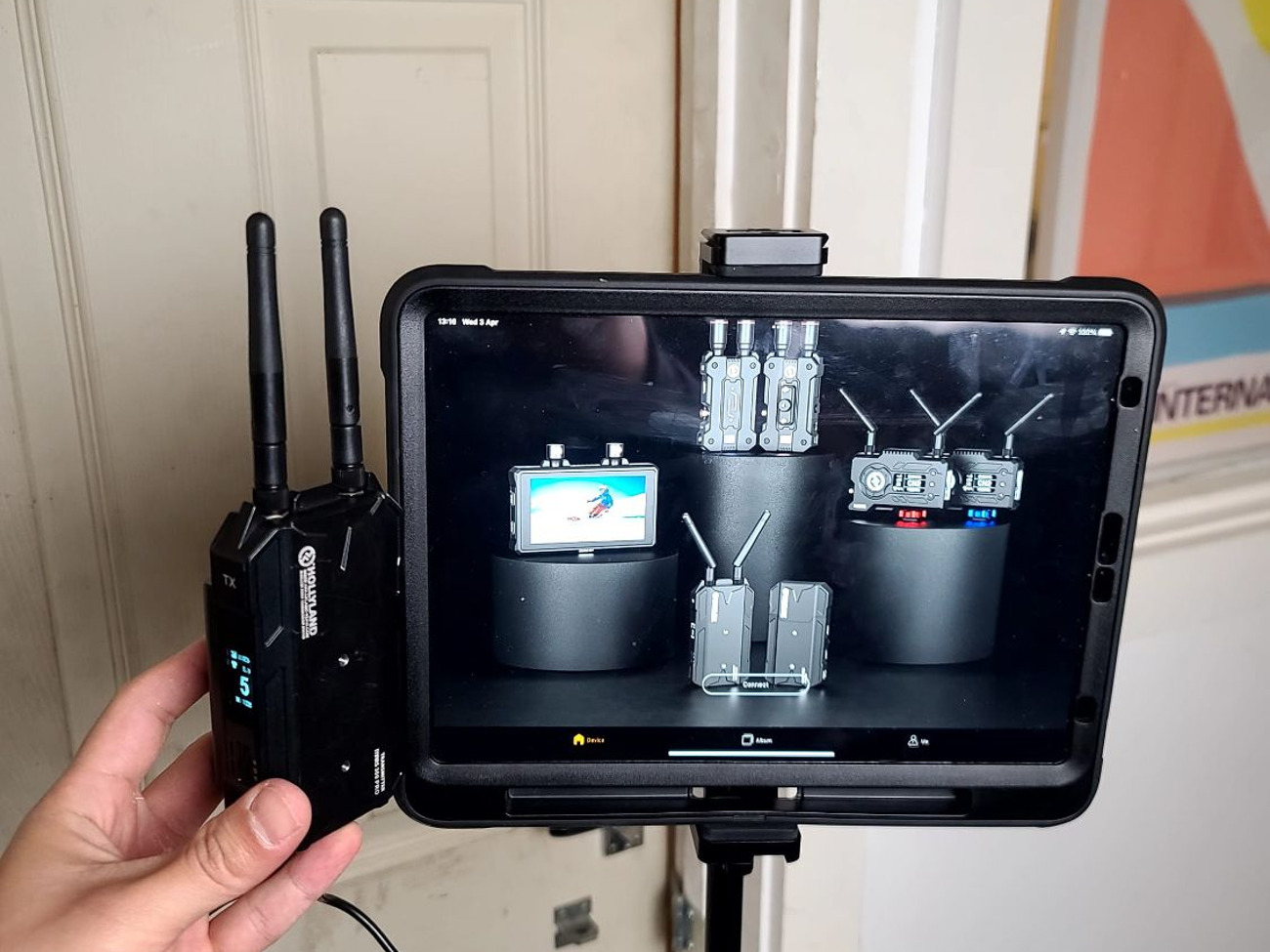 Hollyland mars 300 pro/ipad monitor - wireless video kit