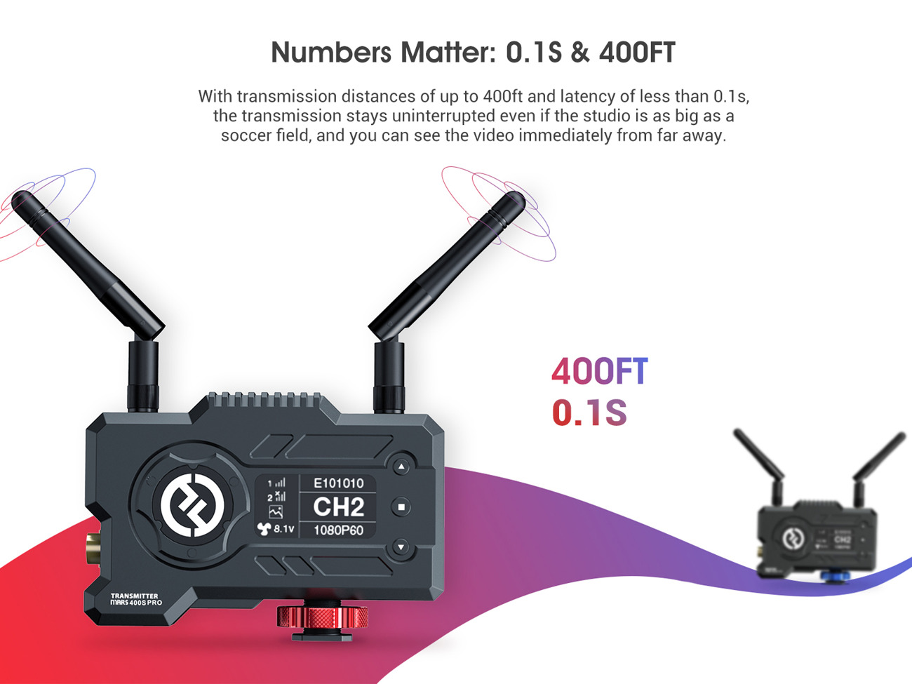 Hollyland mars 400s pro wireless video transmitter