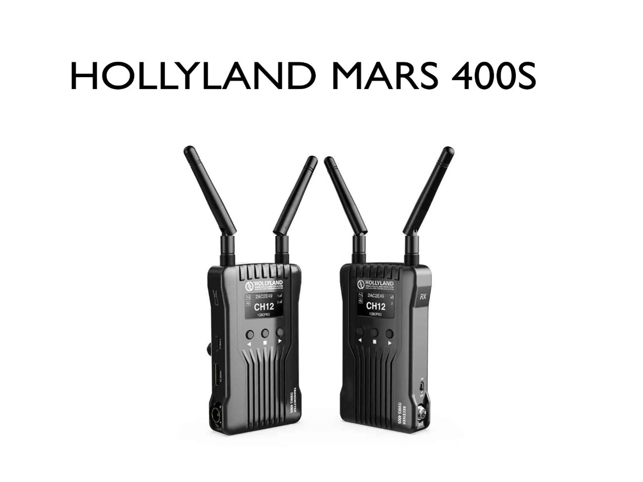 Hollyland mars 400s video transmitter / receiver kit 