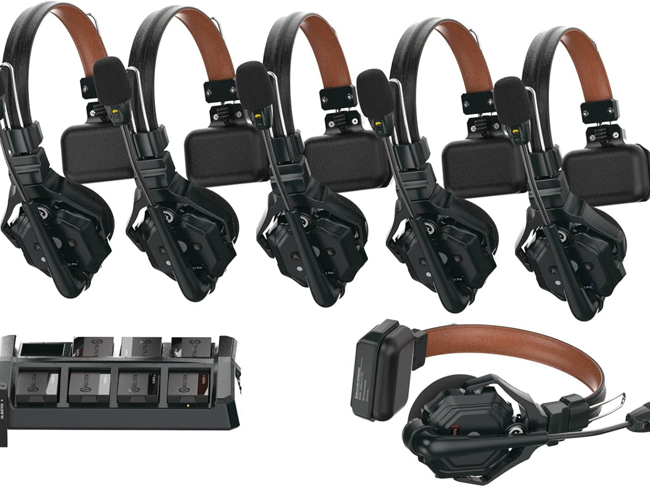 Hollyland solidcom c1 pro wireless noise cancellation headset system