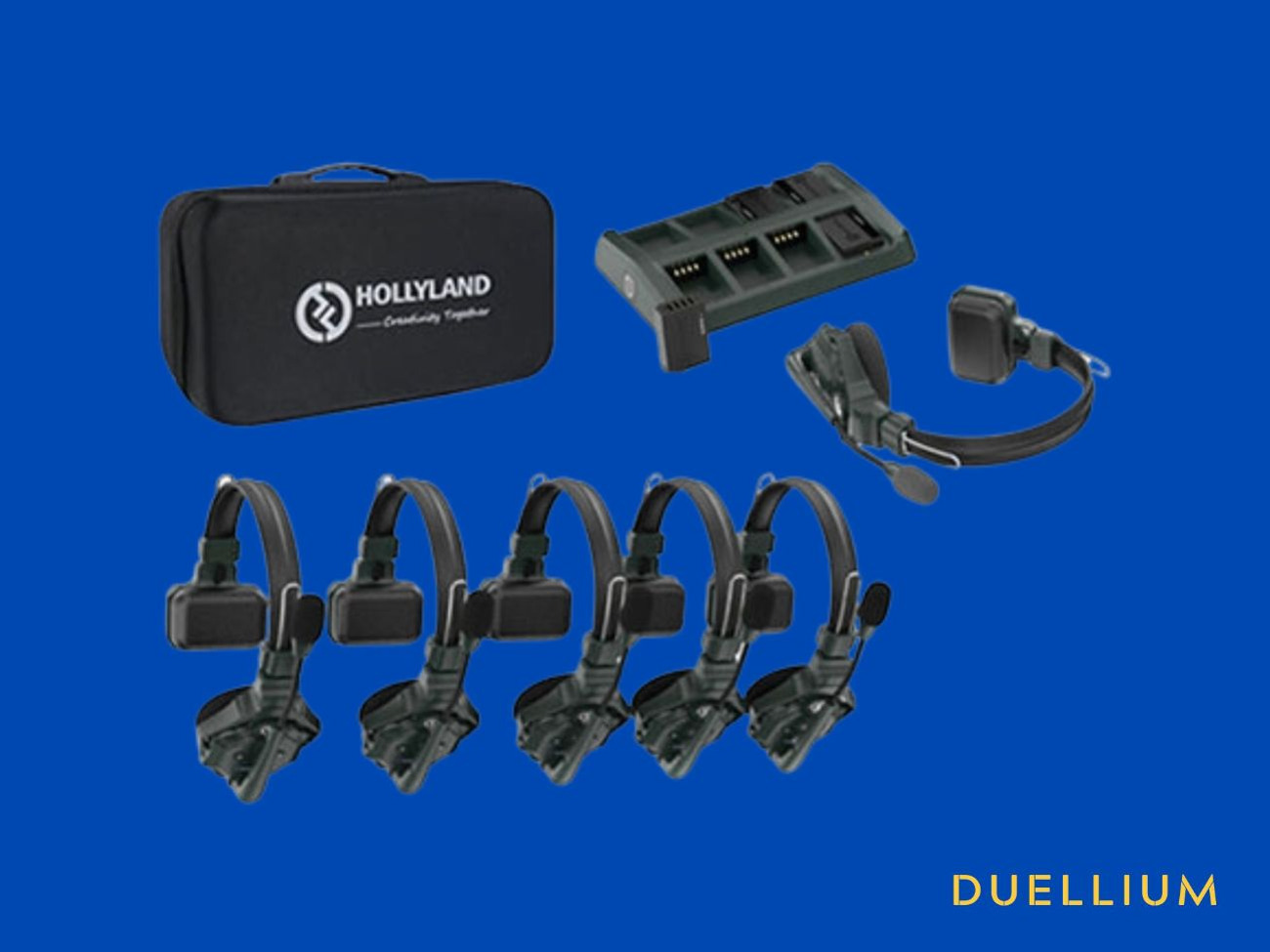 Hollyland solidcom c1 set of 6 headsets (better than eartec)