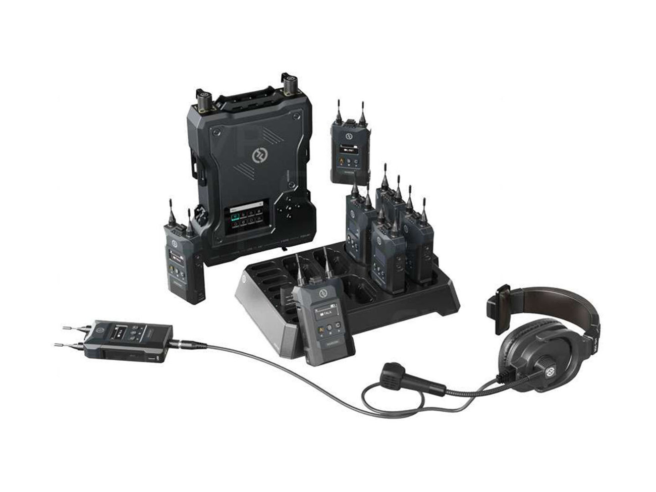Hollyland solidcom m1 - 8 beltpacks - walkie talkie radio