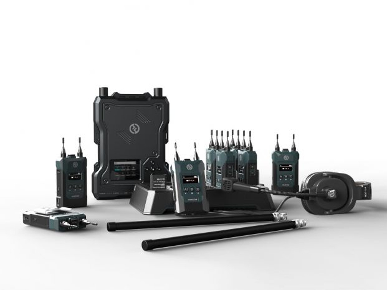 Hollyland solidcom m1 wireless intercom system 8 belt packs