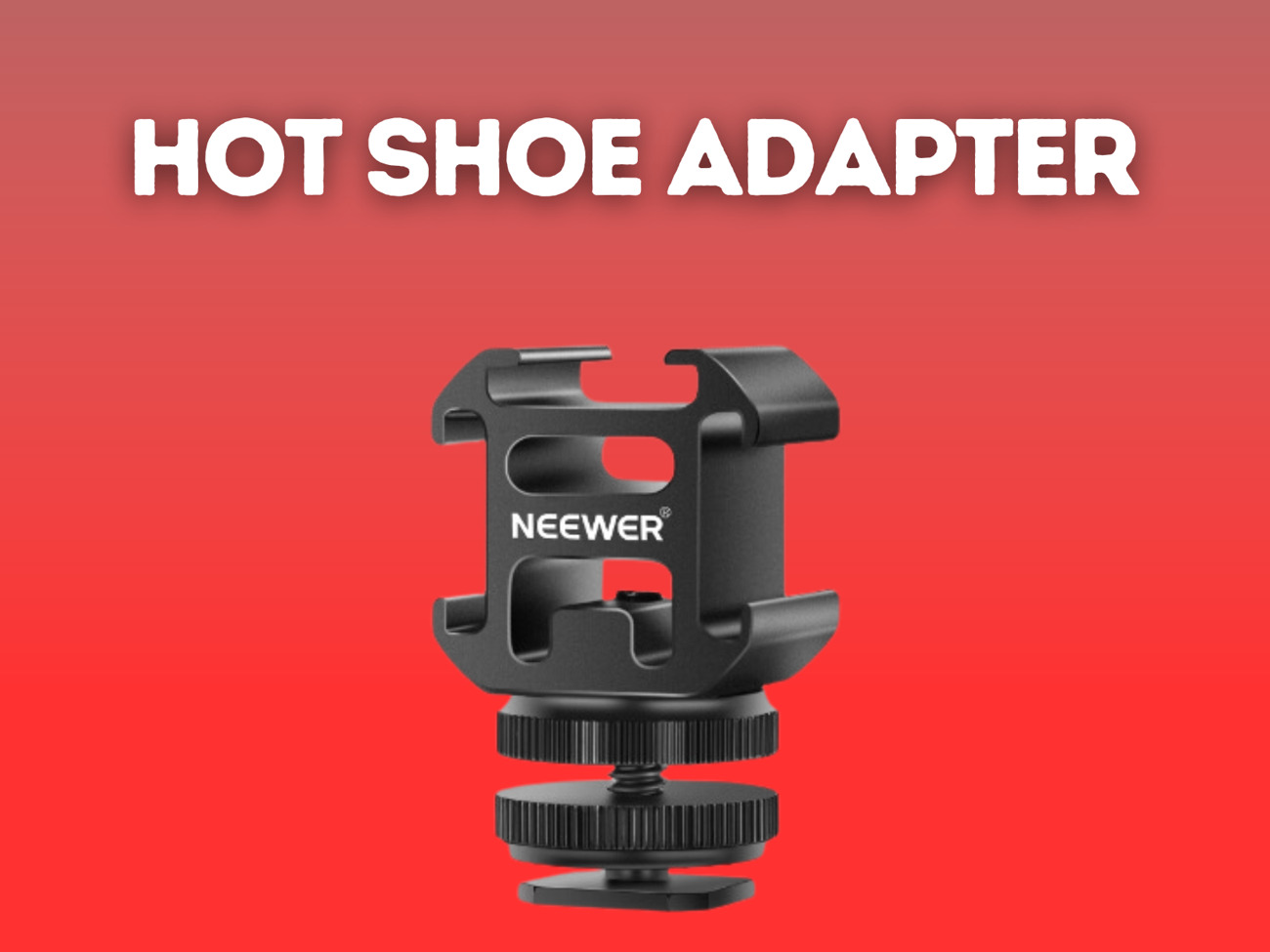 Hot shoe mount adapter for camera light field monitor video