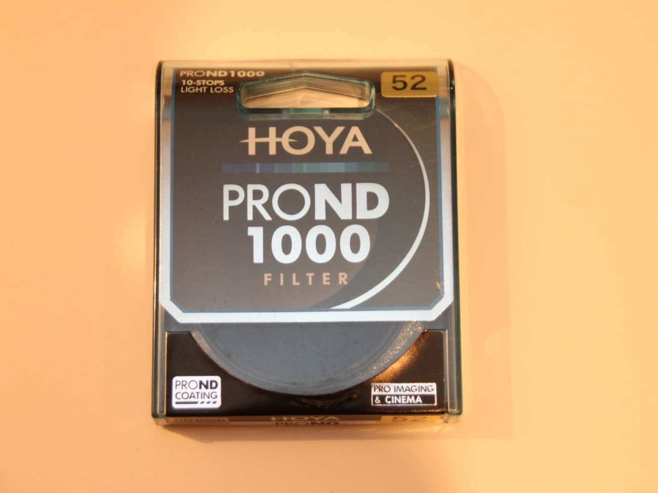 Hoya pro nd1000 52mm nd filter