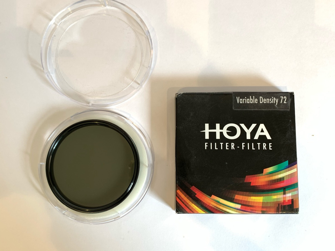 Hoya variable density filter 72mm sigma 18-35 canon nikon 