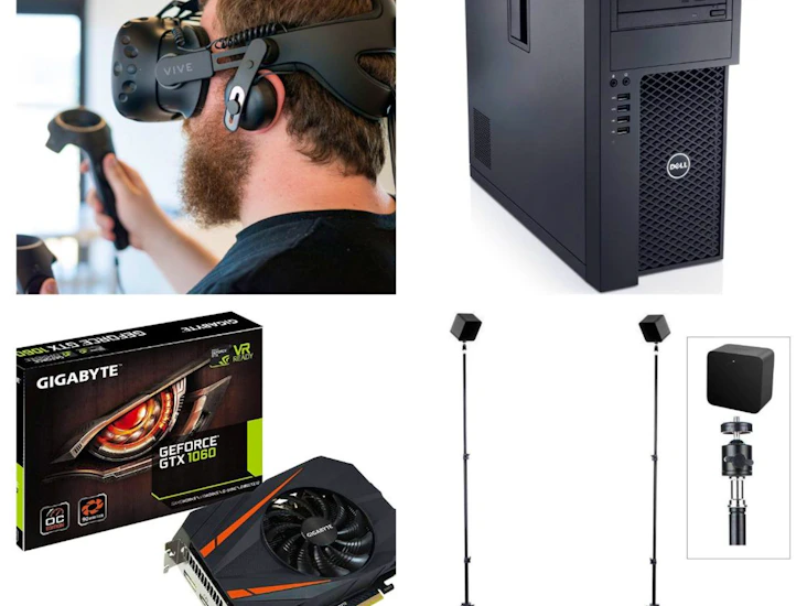 Htc vive vr headset & gaming pc