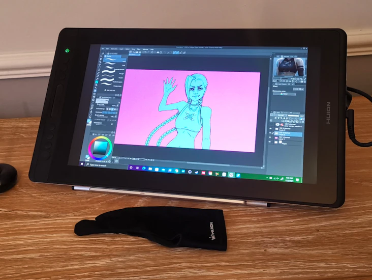 Huion drawing tablet pen display screen kamvas pro 16 (2.5k)