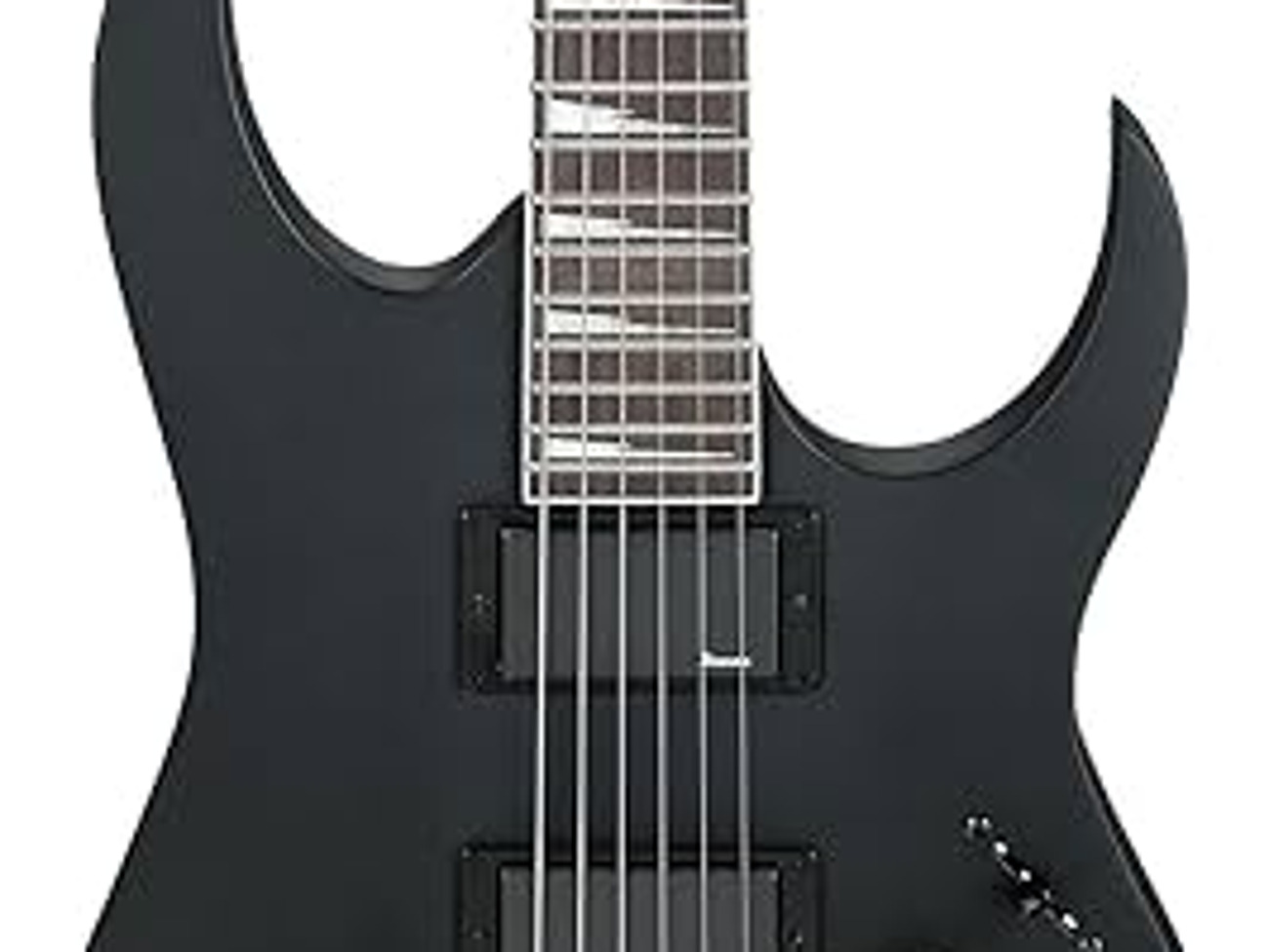 Ibanez black guitar tuned