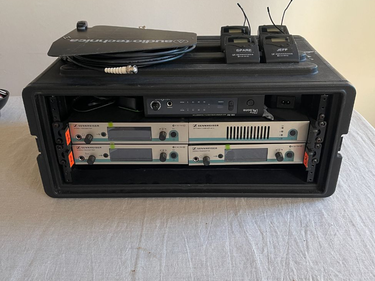 Iem sennheiser g3 gb band 3x receivers and transmitters