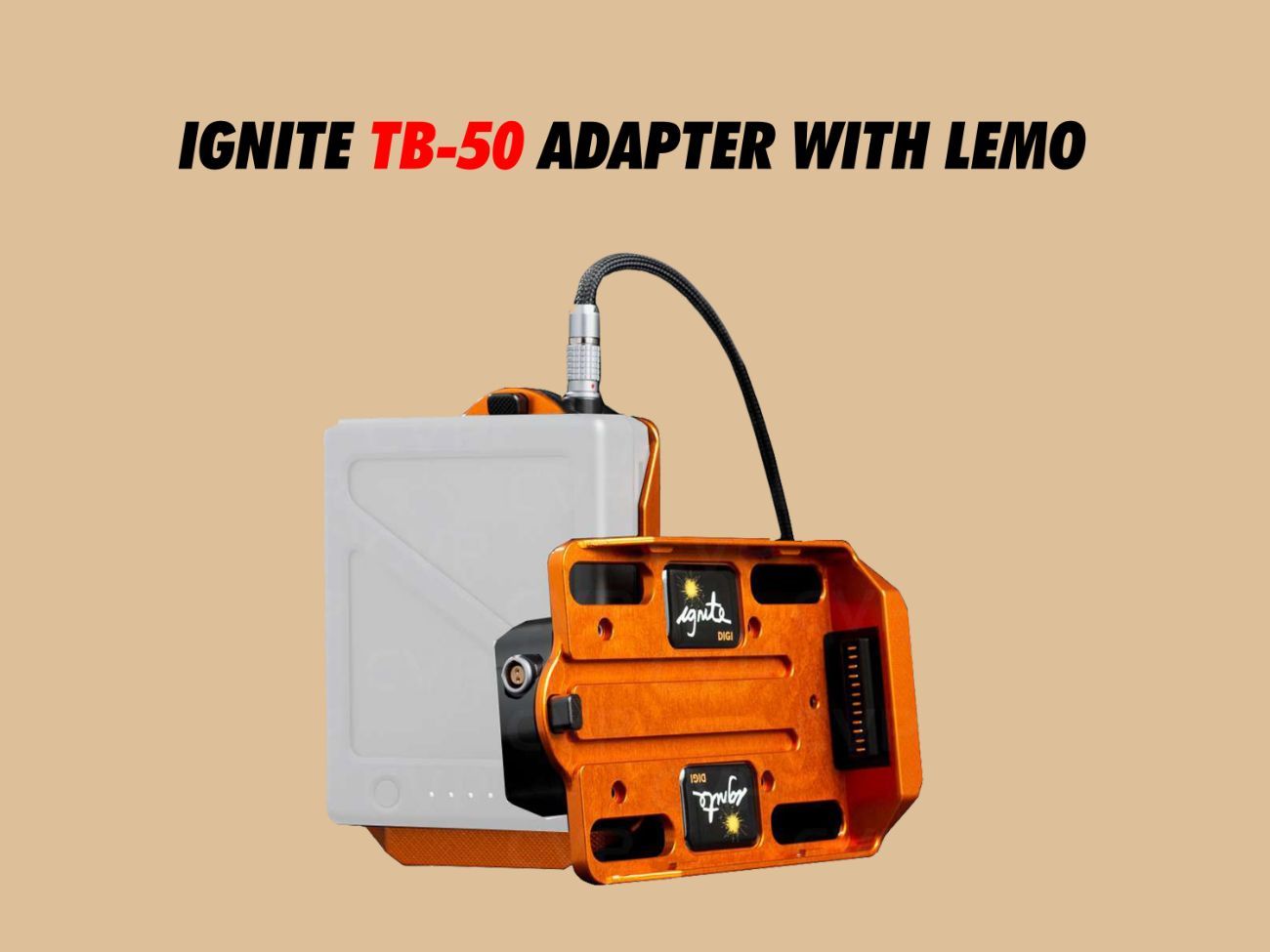 Ignite digi lemo tb-50 battery plate for freefly movi pro