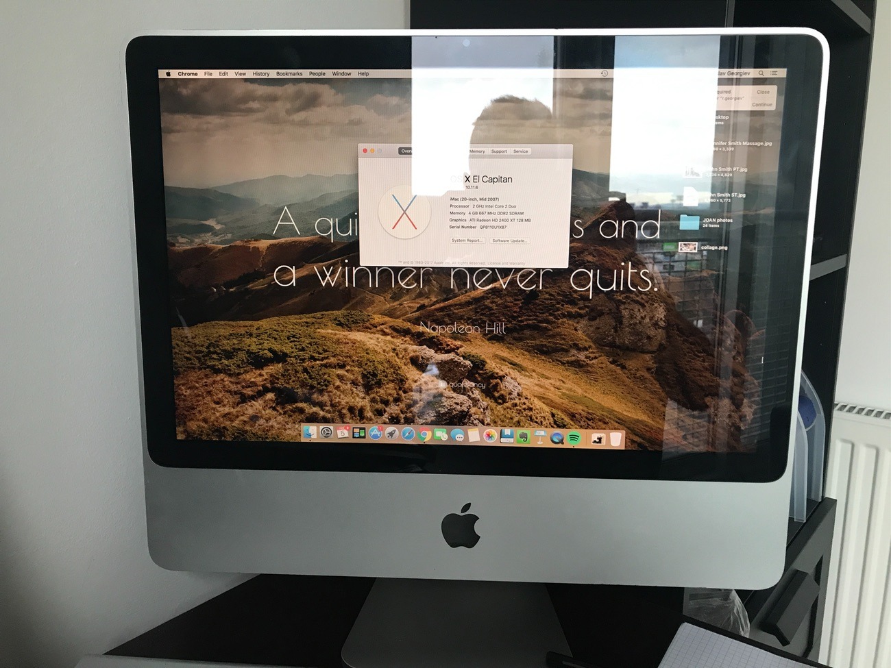 iMac 20インチ（Early 2009）メモリ4GB マウス　キーボード付き iMac 20インチ（Early 2009）メモリ4GB マウス キーボード付き