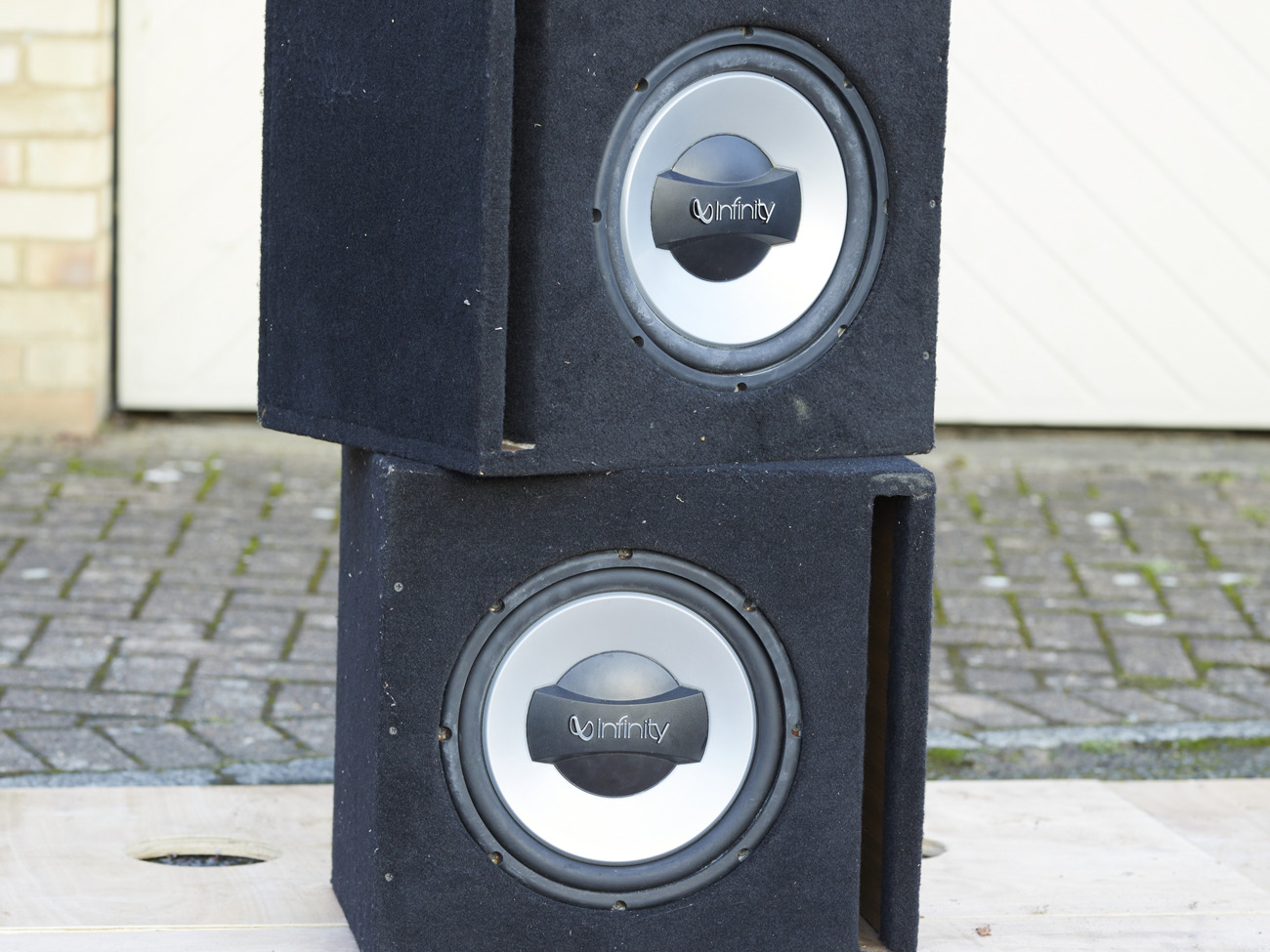 Infinity 12" passive subwoofers a pair