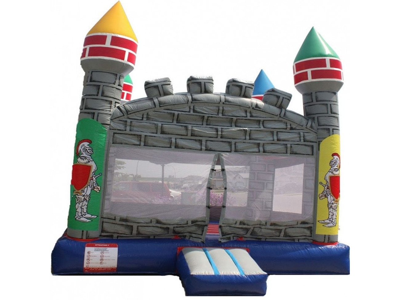 Inflatable bounce castle - castle