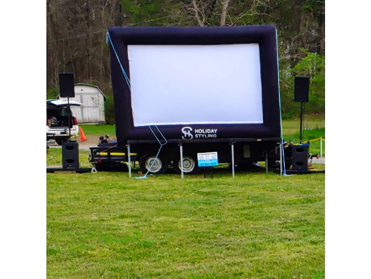 Inflatable movie package