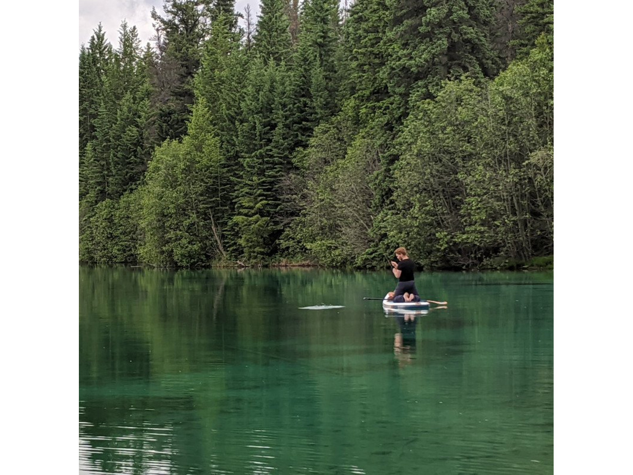 Inflatable paddle board