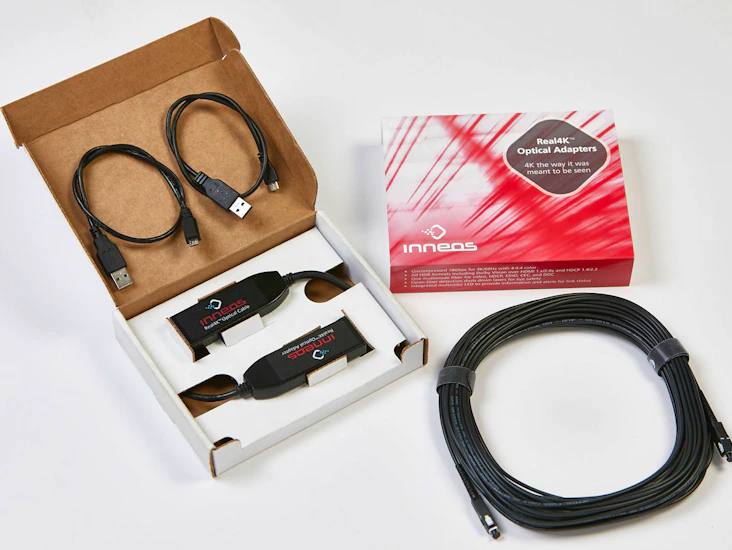 Inneos hdmi 4:4:4 over single lc multimode om3 fiber