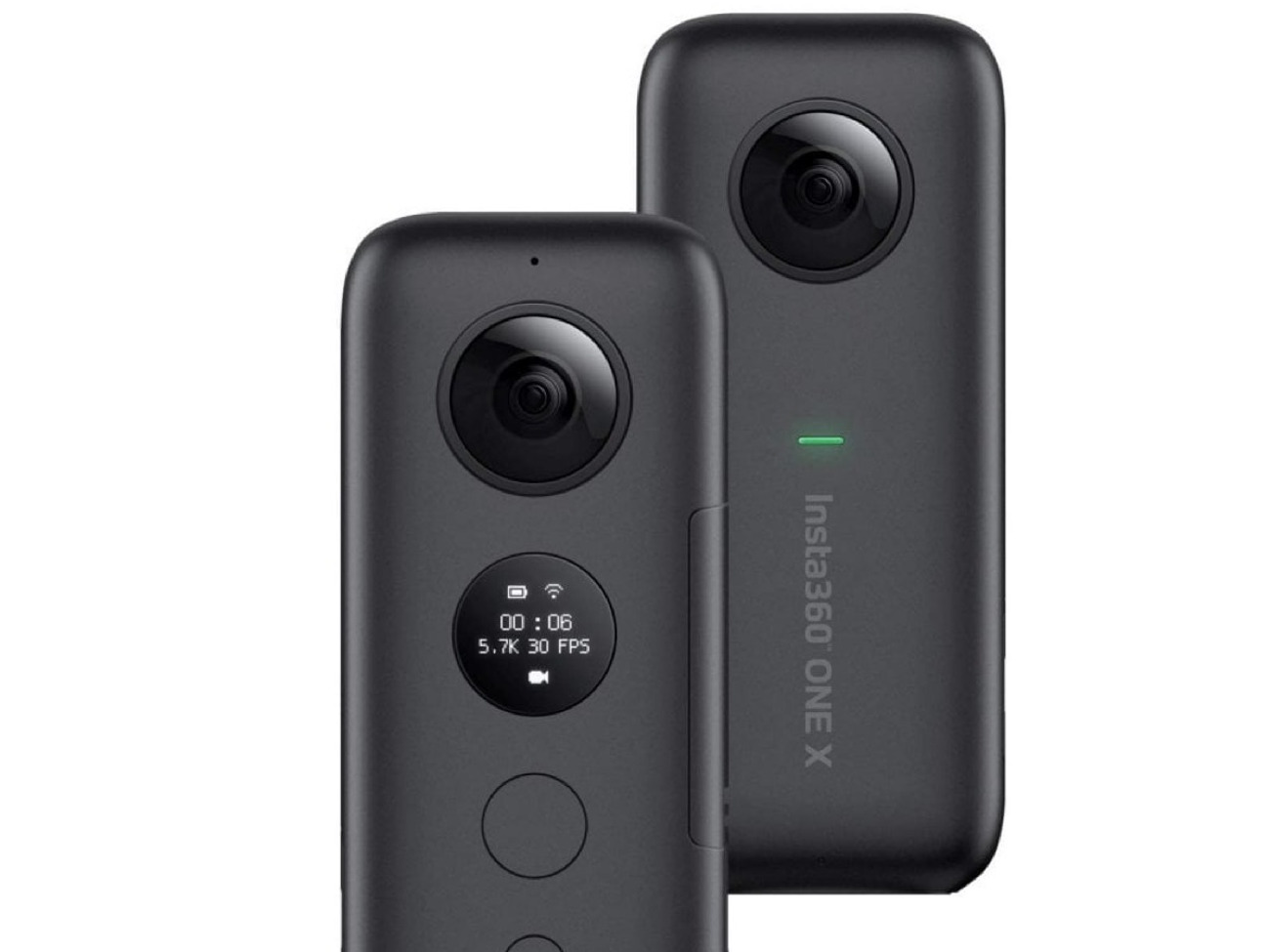 Insta 360 one x with selfie stick