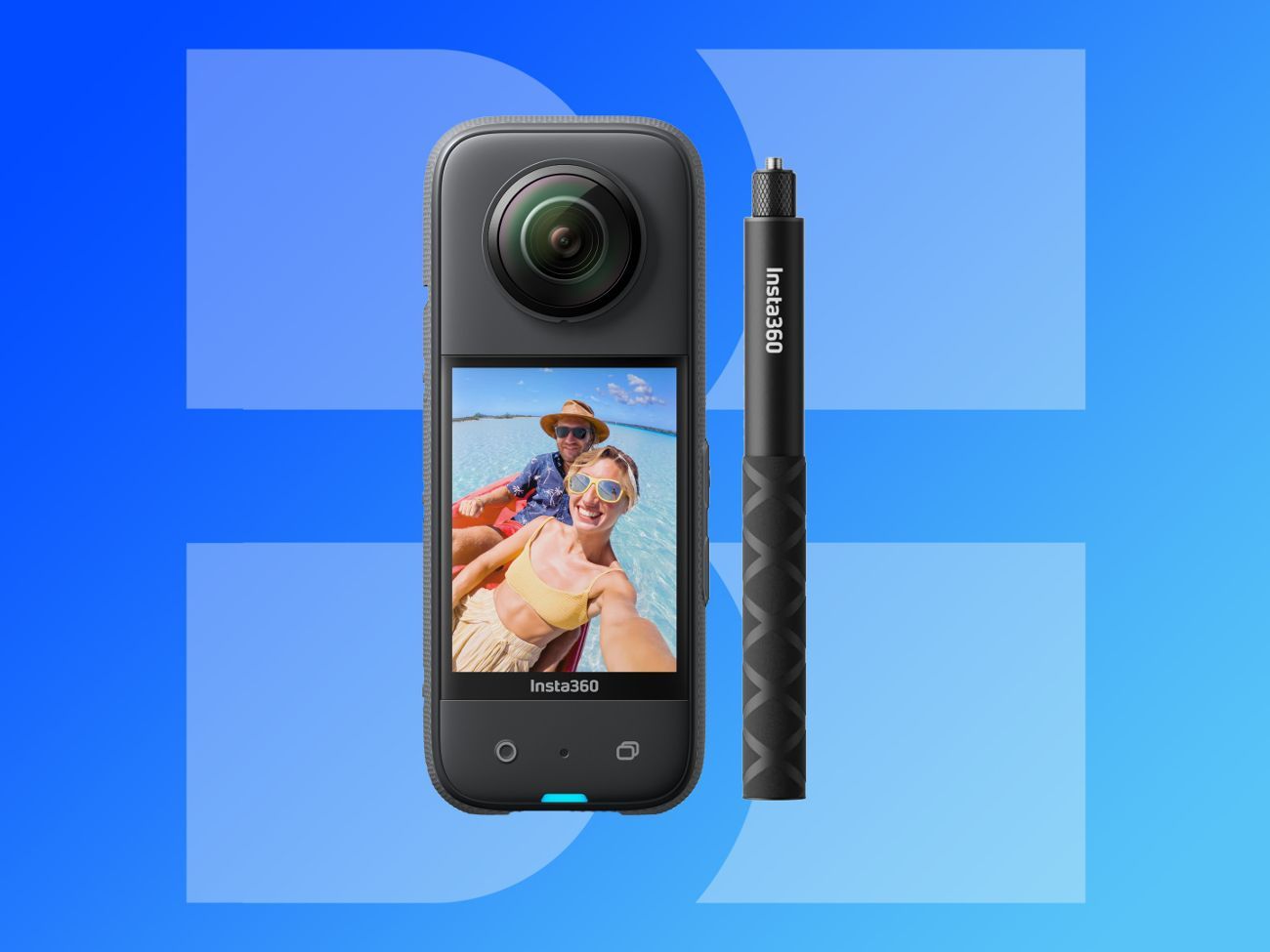 Insta360 x3 pocket 360 degree action camera - professional kit