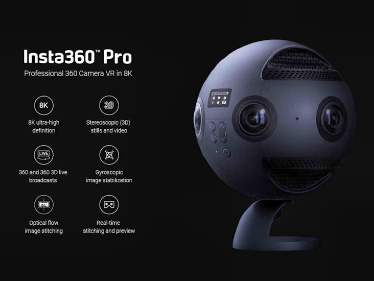 Insta360 pro 8k camera