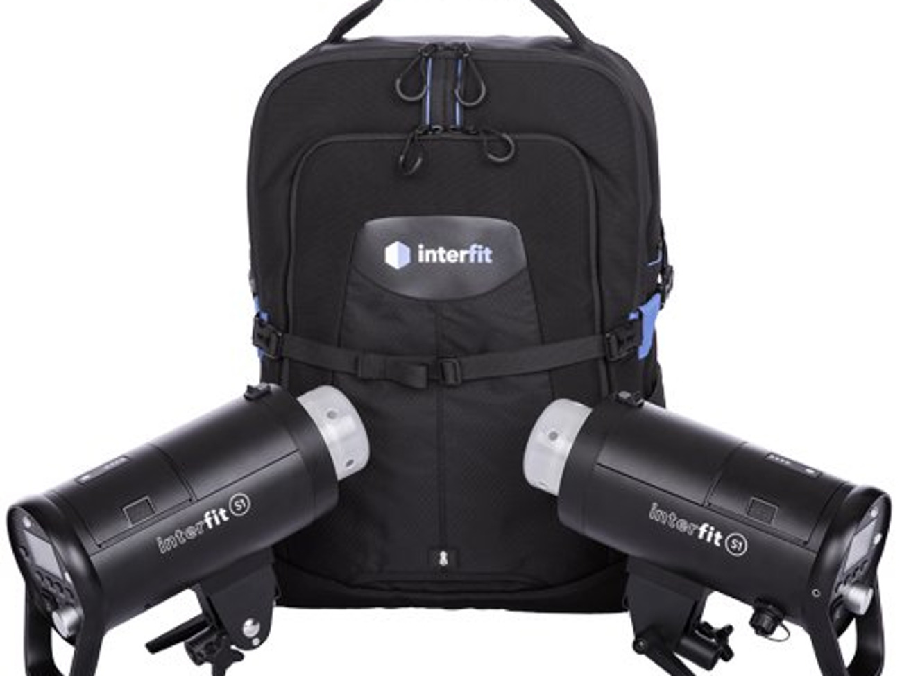 Interfit s1 flash on-location portable 2-light backpack kit