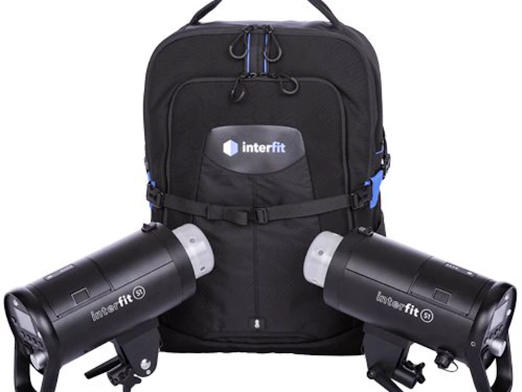 Interfit s1 flash on-location portable 2-light backpack kit