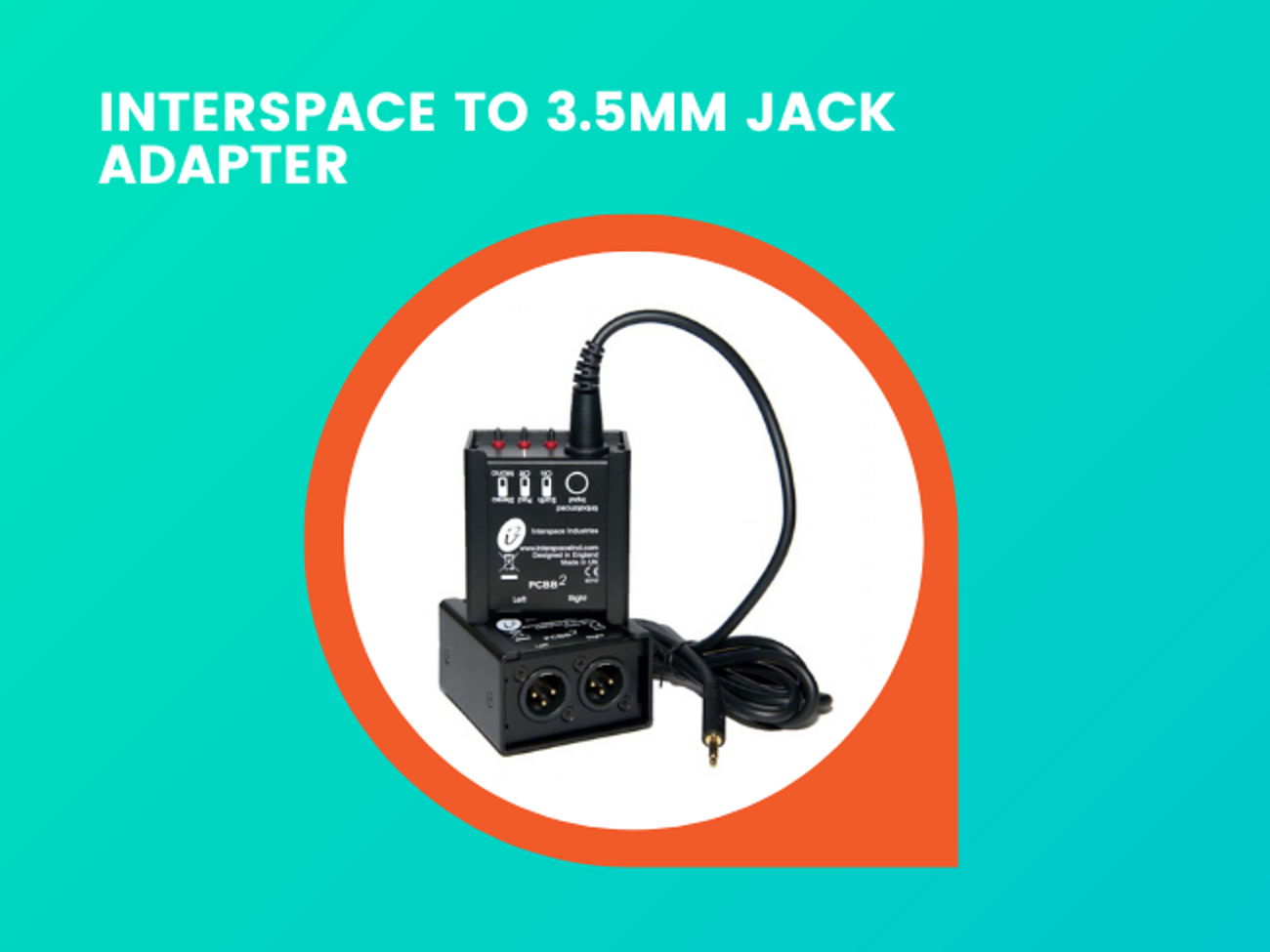 Interspace to 3.5mm jack adapter