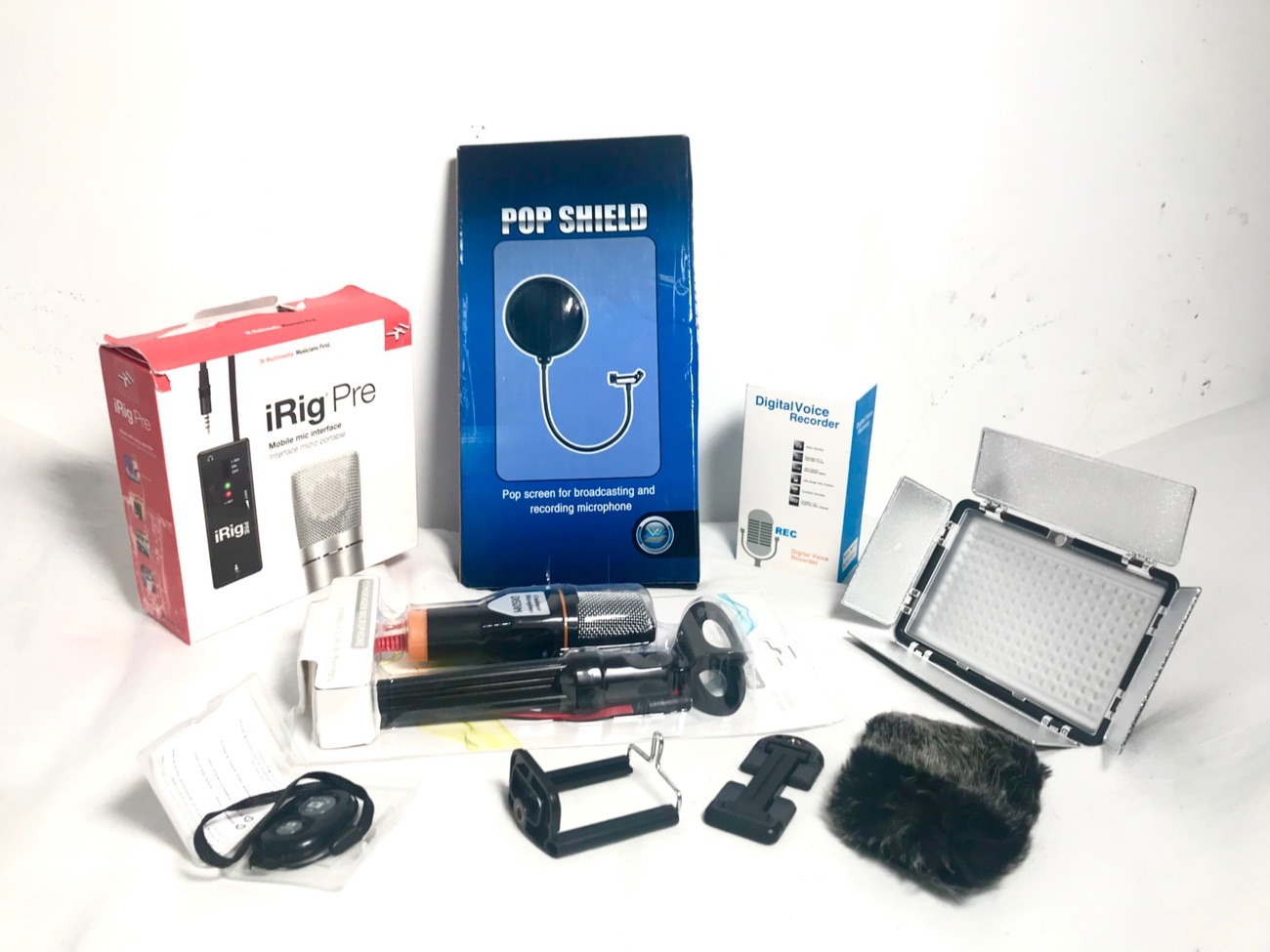 Interview/single shooter/mobile phone filming equipment set