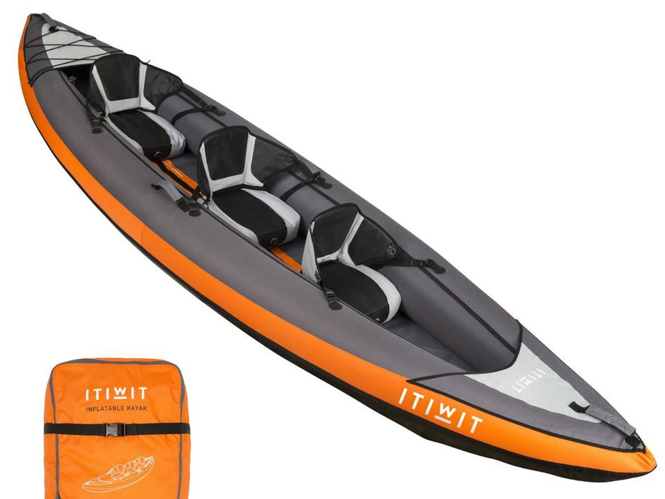 Itiwit inflatable kayak (2-3 persons)