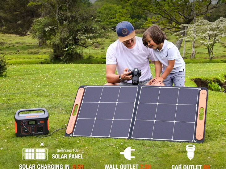 Jackery solar generator 500 (explorer 500 + solarsaga 100w)